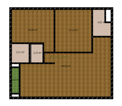 Thiết kế căn hộ B và B’ 97,65 m2 chung cư D2CT2 Tây Nam Linh Đàm