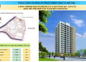 Chung cư D2CT2 Tây nam Linh Đàm – bán căn hộ tầng 9 DT 87,06m2