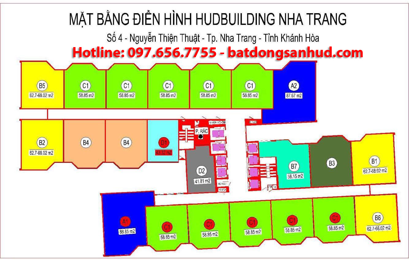 Tổ hợp chung cư và văn phòng Hud Building Nha Trang