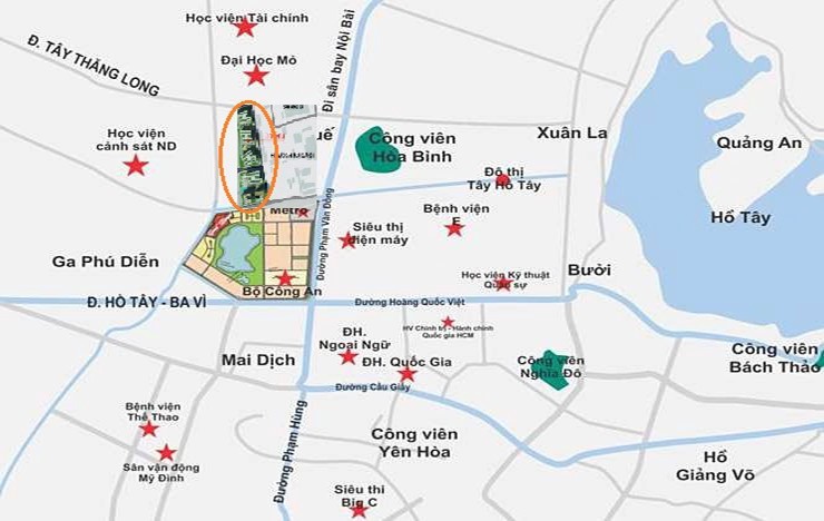 Căn hộ loại 133.7m2, chung cư HH 43 Phạm Văn Đồng