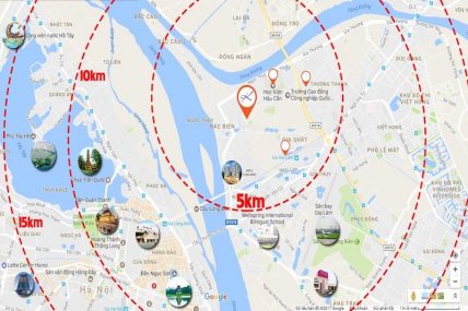 Vị trí dự án Rice City Long Biên