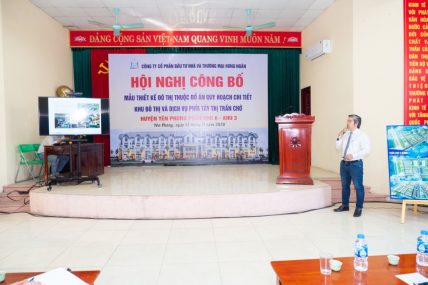 Công bố mẫu thiết kế Khu đô thị và Dịch vụ phía Tây thị trấn Chờ, phân khu A, Khu 3