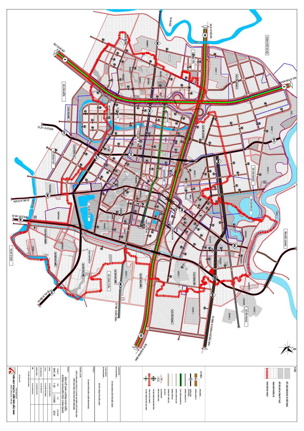 Bản đồ giao thông thị trấn Chờ